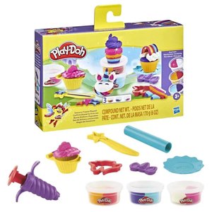 Massinha Modelar Play Doh Kit Moldes Docinho De Unicórnio