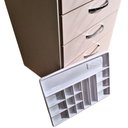 Ver imagem 4 de C/ 5 Gavetas - Mesinha Móvel com Rodinhas - Cor Rosa