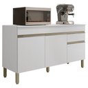 Ver imagem 2 de Balcão Gabinete para Pia com Tampo 150cm Lina K02 Supremo - Mpozenato
