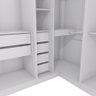 Quarto Modulado Kappesberg Adapt Branco/macadâmia 12 Portas 342cm X 263cm - 9