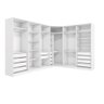 Quarto Modulado Kappesberg Adapt Branco/macadâmia 12 Portas 342cm X 263cm - 8