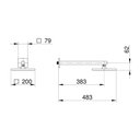 Ver imagem 2 de Chuveiro Docol Heaven Q200 Cromado - Docol