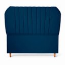 Ver imagem 1 de Cabeceira Estofada Elegante para Cama de Casal 140 Hera Linho