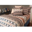 Ver imagem 5 de Jogo de Cama Duplo Queen 4 Peças 140 Fios 250x240cm Akira 2 Realce Premium - Sultan