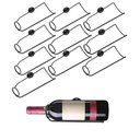 Ver imagem 1 de Kit 10 Un Adega Parede P Garrafa Vinho Aço Preto Industrial