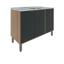 Ver imagem 7 de Cozinha Modulada 4 Peças 9 Portas 1 Gaveta Thalita