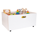 Ver imagem 4 de Baú Organizador de Brinquedos Mdf com Rodinhas 360º- Brincar