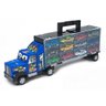 CAMINHAO CEGONHA COM 12 CARRINHOS PORTA 24 CARROS HOT GARAGEM WHEELS MALETA TRANSPORTE INFANTIL - 6