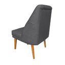 Ver imagem 5 de Kit 4 Cadeiras Paris + 2 Paris Retro Suede Grafite Dominic Decor