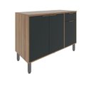 Ver imagem 5 de Cozinha Modulada 4 Peças 9 Portas 1 Gaveta Thalita Yescasa Marrom