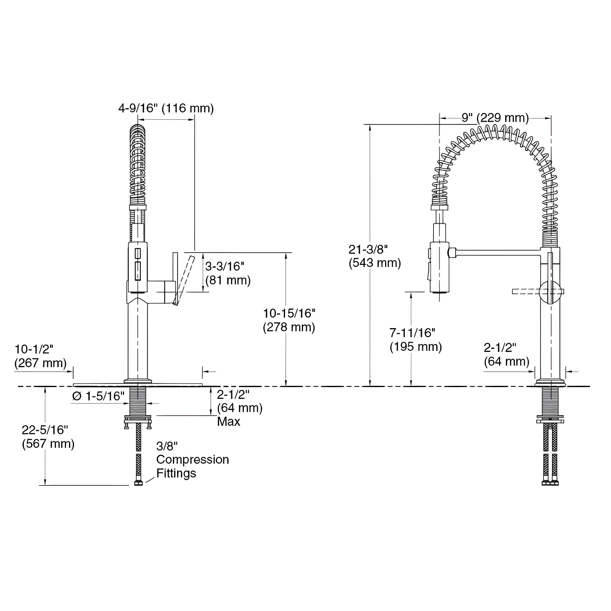 Misturador Cozinha Gourmet Profissional Crue Kohler 22973br Cromado - 4