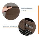 Ver imagem 4 de Mesa Lateral com Gaveta Estilo Industrial Concept CabeCasa MadeiraOriginals