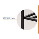 Ver imagem 3 de Mesa Lateral com Gaveta Estilo Industrial Concept CabeCasa MadeiraOriginals