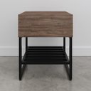 Ver imagem 6 de Mesa Lateral com Gaveta Estilo Industrial Concept CabeCasa MadeiraOriginals