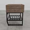 Mesa Lateral com Gaveta Estilo Industrial Concept CabeCasa MadeiraOriginals - 8