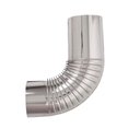 Ver imagem 1 de Curva Chaminé Inox Sanfonada 110mm - Volpato, Tamanho: 110mm