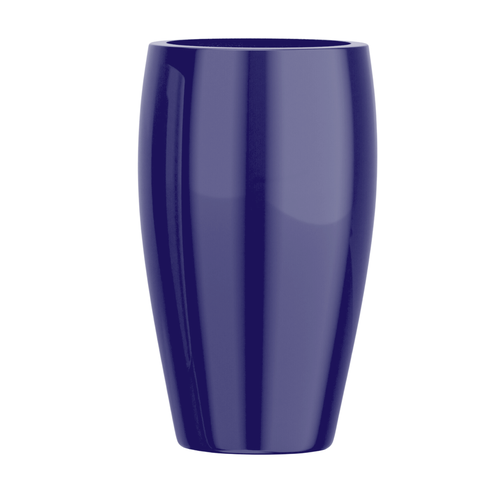 Vaso de Fibra de Vidro Atenas g 90cm Vitrificado Grande Azul Noturno