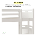 Ver imagem 6 de Treliche Jaspe Cama Auxiliar com 3 Colchões D20 Espuma Cor:branco
