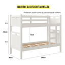 Ver imagem 3 de Treliche Jaspe Cama Auxiliar com 3 Colchões D20 Espuma Cor:branco