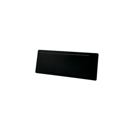 Puxador Duplo Concha de Embutir para Porta Inox Preto Fosco 15cm - 8