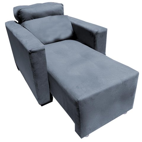 Poltrona Do Papai E Mamae Retratil e Reclinavel Florença Grafite