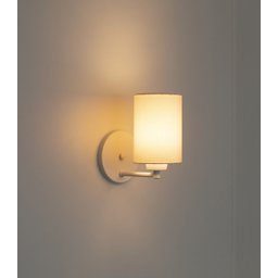 Arandela Branca C/ Cúpula Tecido Cru Quarto Cabeceira Cama.:branco - 2