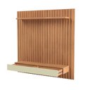 Ver imagem 2 de Painel Ripado para TV até 65 Polegadas 100% MDF 178CMX183CM 2 Gavetas Pradel Móveis Marrom