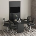 Ver imagem 2 de Painel para TV até 32 Polegadas 90cmx136cm Escritório Preto