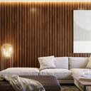 Ver imagem 6 de Painel Ripado em Placa 265x49,8cm (1,32m²) MDP