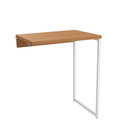 Ver imagem 4 de Mesa de Apoio Lateral para Mesa Kappesberg Crome Industrial de Metal 60cm Canela/Branco Brilho