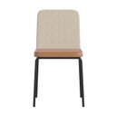 Ver imagem 2 de Conjunto Sala de Jantar Mesa Aço com 4 Cadeiras Werk Yescasa