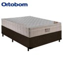 Ver mais imagens de Cama Box Casal Suede + Colchão Casal Ortobom Airtech Molas Superpocket (65x138x188) Marrom