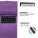Ver imagem 5 de Kit de 3 Faixas Elásticas Exercícios 3 Níveis de Resistência