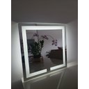 Ver imagem 2 de Espelho quadrado jateado iluminado com led frio 60x60cm TOUCH