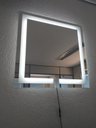 Ver imagem 3 de Espelho quadrado jateado iluminado com led frio 60x60cm TOUCH