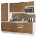 Ver imagem 3 de Cozinha Completa 100% Mdf Madesa Acordes Branco Rustic