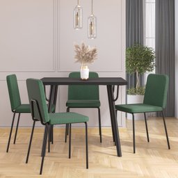 Conjunto Sala de Jantar Orbit 80x80cm Tampo MDP com 4 Cadeiras Werk Yescasa - 1