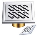 Ver imagem 1 de Ralo 10x10 Inox Banheiro Lavabo Anti Odor Anti Inseto Higienico Varanda Lavanderia Resistente Seguro