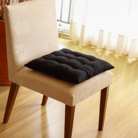 Assentos de Cadeira Futon 40x40 em Sued Liso - Speciale Home Preto