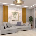 Ver imagem 3 de Painel Ripado em Barra 250x49,6cm (1,24m²) Wpc Gelius Móveis 100% Mdf