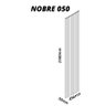 Painel Ripado em Barra 250x49,6cm (1,24m²) WPC Gelius Móveis 100% MDF - 4