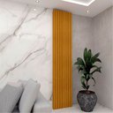 Ver imagem 2 de Painel Ripado Barra WPC MDF 250CMX49,6cm Gelius Marrom/Marrome