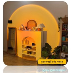 Luminária Pôr Do Sol Led Sunset Foto Decoração Iluminação - 7