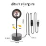 Luminária Pôr Do Sol Led Sunset Foto Decoração Iluminação - 8
