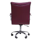 Ver imagem 3 de Cadeira De Escritório com Base Cromada Prizi Garden - Roxa