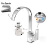 Tornera Gourmet de Bancada Pia para Banheiro Lavabo Lavatório Cozinha com Efeito Cascata Giro 360º M - 2