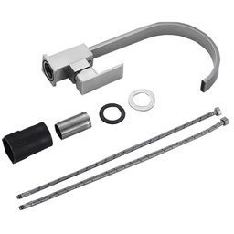 Tornera Gourmet de Bancada Pia para Banheiro Lavabo Lavatório Cozinha com Efeito Cascata Giro 360º M - 5