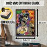 Quadro Decorativo Arte Exclusiva Estátua Grafite Pop Bitcoin - 3