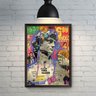Quadro Decorativo Arte Exclusiva Estátua Grafite Pop Bitcoin - 5