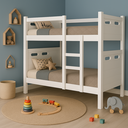 Ver imagem 2 de Beliche Solteiro com 02 Colchões Grade Reforçada Completa